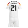 Maglia ufficiale Germania Gundogan 21 Casa Euro 2024 per Bambino